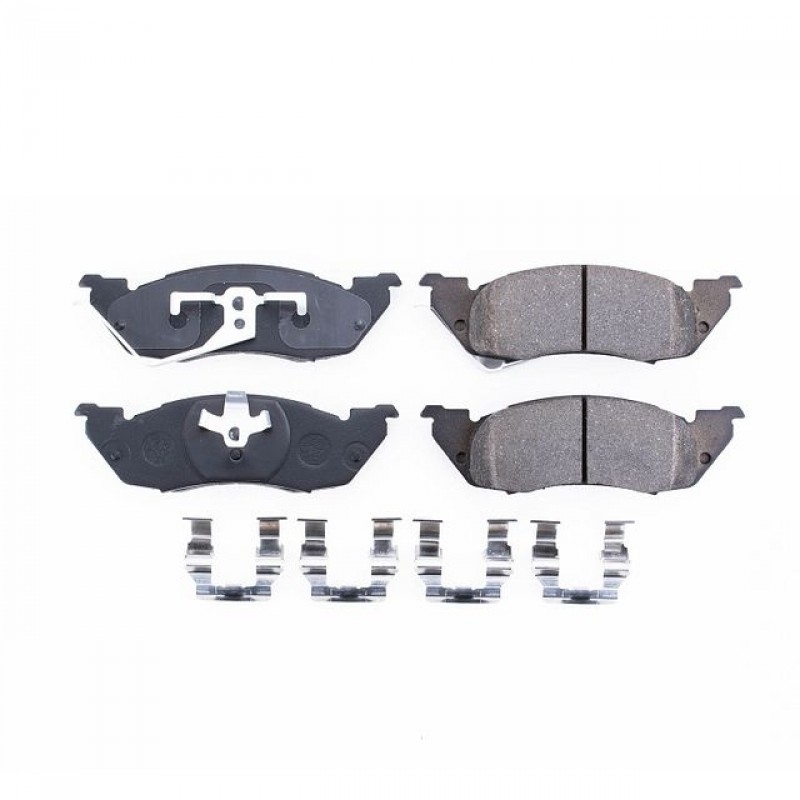 Power Stop Front Z17 Evolution Ceramic Brake Pads with Hardware 91-98 Dodge Dakota