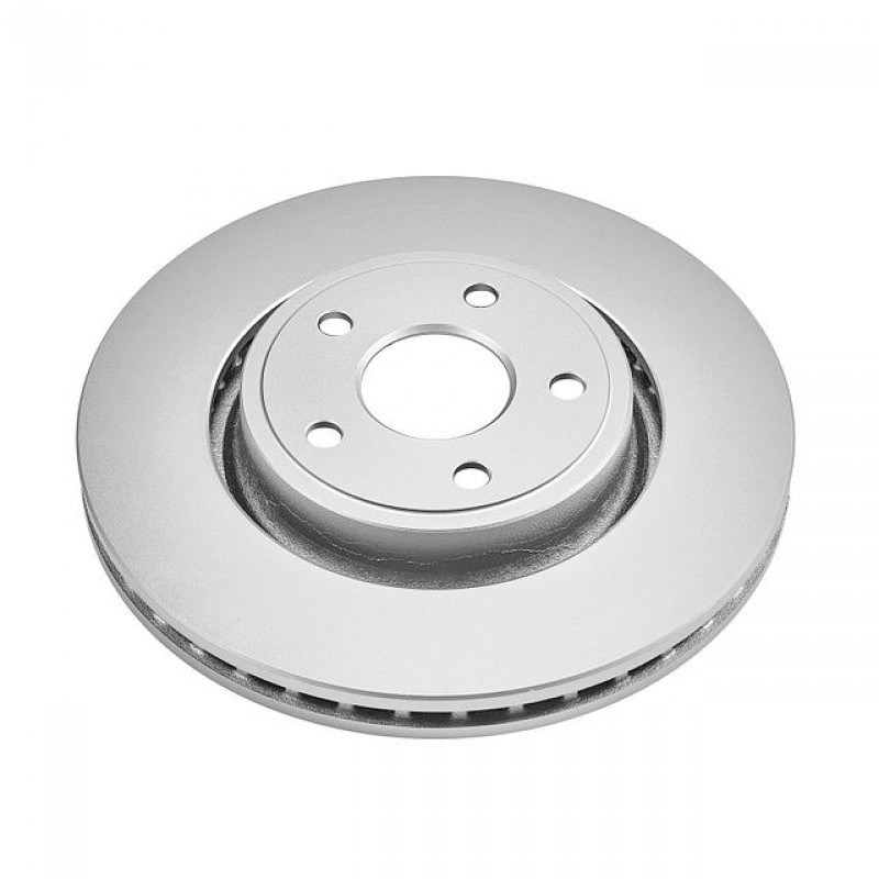 Power Stop Front Geomet Coated Brake Rotor or 11-18 Jeep Grand Cherokee with Vented Rear Rotors