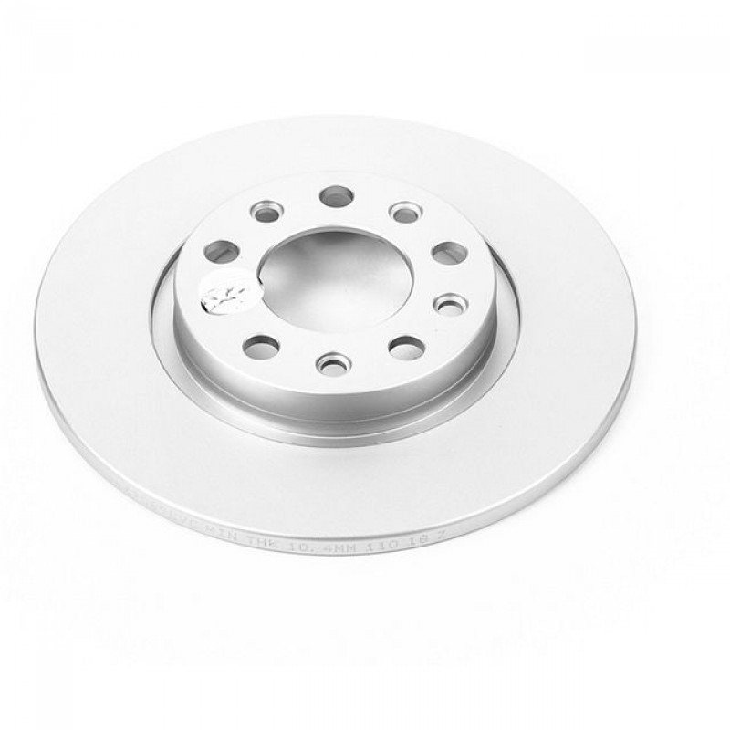 Power Stop Rear Geomet Coated Brake Rotor for 14+ Jeep Cherokee with Single Piston Front Calipers