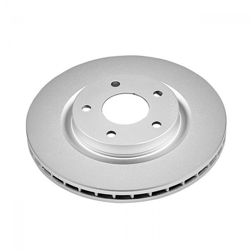 Power Stop Front Geomet Coated Brake Rotor for 07-17 Jeep Compass and Patriot