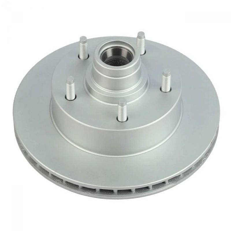 Power Stop Front Geomet Coated Brake Rotor for 94-96 Ford F150 2WD with 4 Whl. ABS