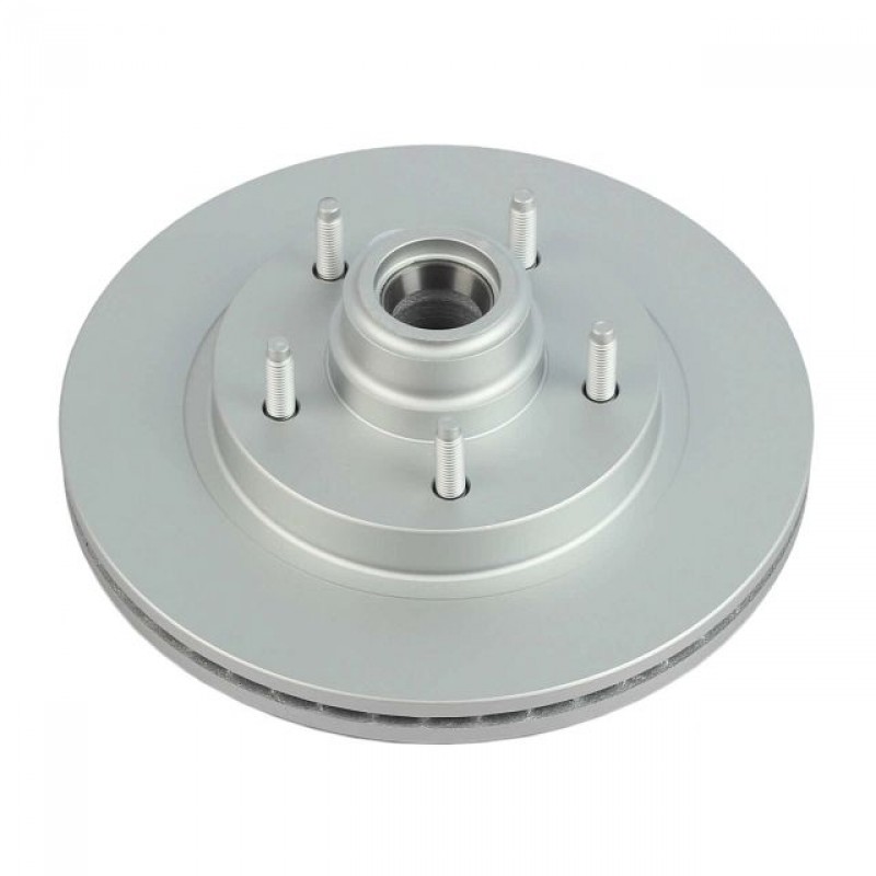 Power Stop Front Geomet Coated Brake Rotor for 97-00 Ford F150 with 4 Wheel ABS