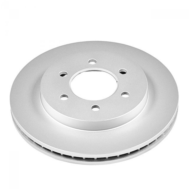 Power Stop Front Geomet Coated Brake Rotor for 04-08 Ford F150 4WD