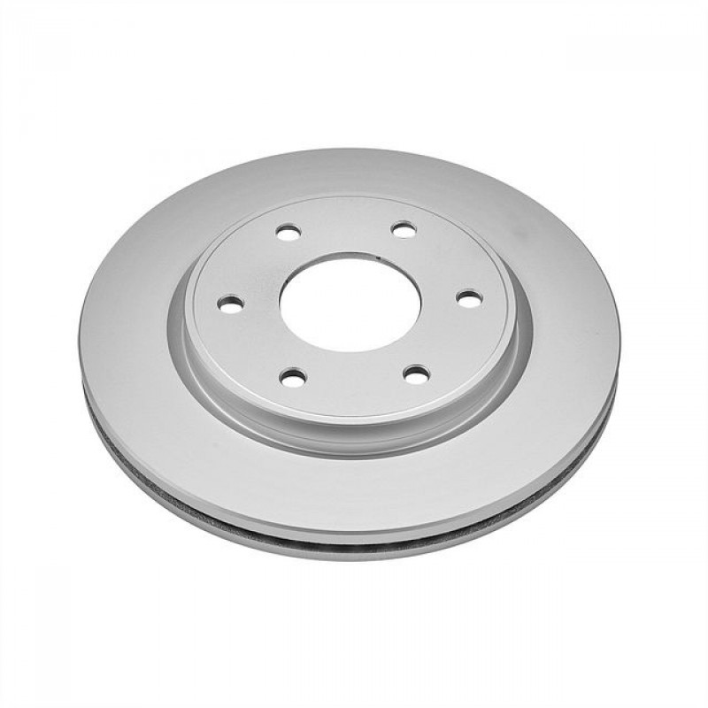 Power Stop Front Geomet Coated Brake Rotor for 05-07 Nissan Titan, 05-06 Armada