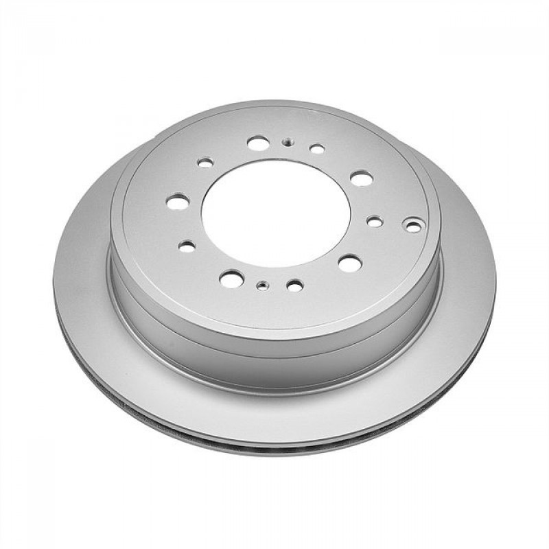 Power Stop Rear Geomet Coated Brake Rotor for 07+ Toyota Tundra, 08-11 and 13+ Land Cruiser