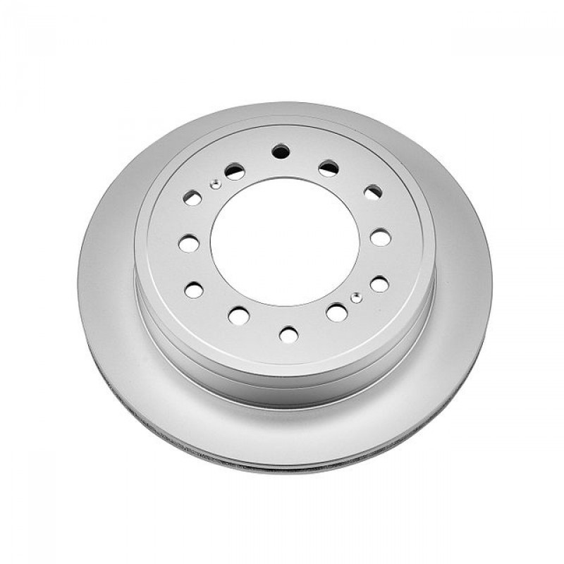 Power Stop Rear Geomet Coated Brake Rotor for 2010+ Toyota 4Runner, 10-14 FJ Cruiser