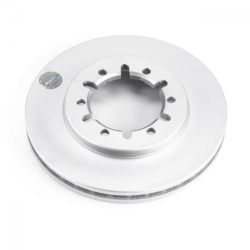 Power Stop Front Geomet Coated Brake Rotor for 98-04 Nissan Frontier