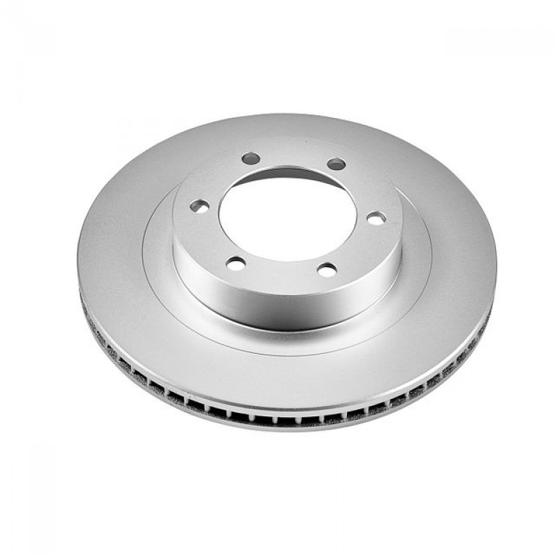 Power Stop Front Geomet Coated Brake Rotor for 03-09 Toyota 4Runner
