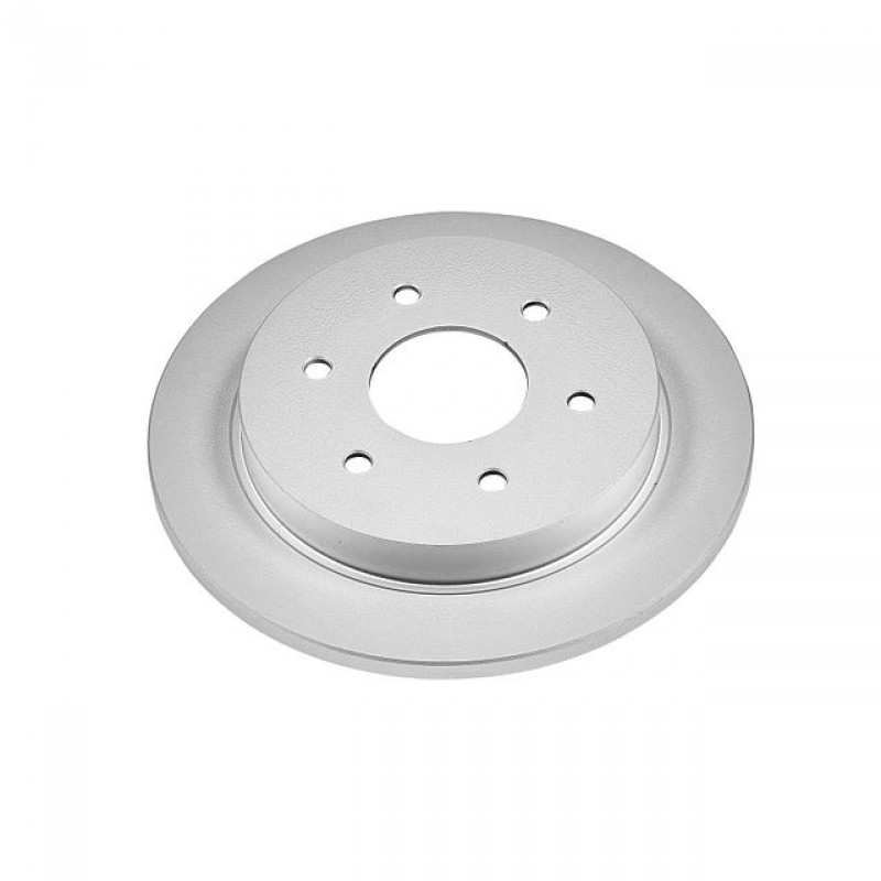 Power Stop Rear Geomet Coated Brake Rotor for 04-15 Nissan Titan, 05-15 and 17-18 Armada