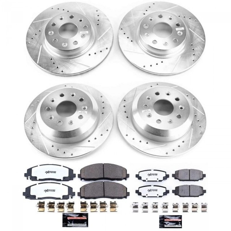 Power Stop Front and Rear Z36 Truck & Tow Brake Pad and Rotor Kit for Jeep  Wrangler JL and JL Unlimited Non Rubicon | Best Prices & Reviews at Morris  4x4