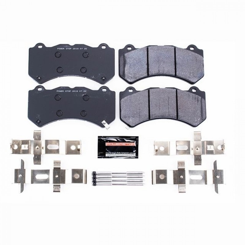Power Stop Front Track Day Ceramic Brake Pads for 12+ Jeep Grand Cherokee WK SRT