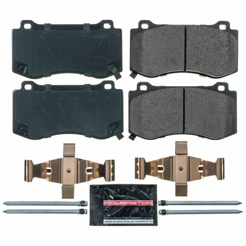 Power Stop Front Z23 Evolution Carbon-Fiber Ceramic Brake Pads for 06-10 Jeep Grand Cherokee WK
