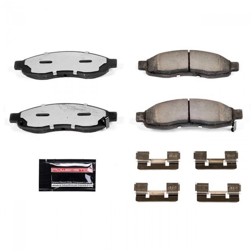 Power Stop Front Z36 Truck & Tow Brake Pad Set for 04-05 Nissan Titan and Armada