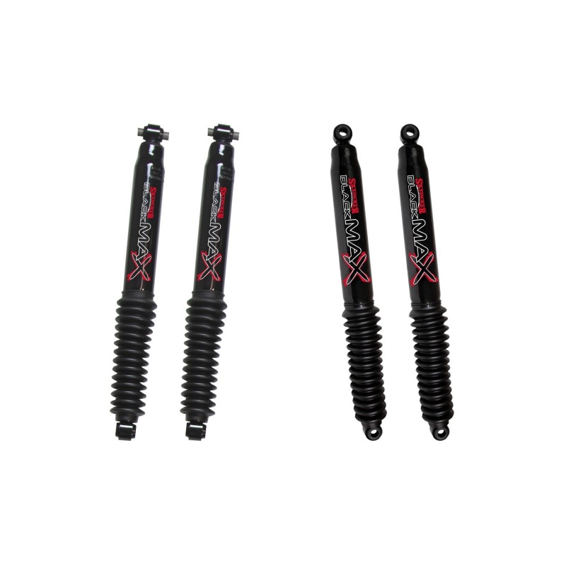 Skyjacker (4) Front/Rear Black MAX Shocks