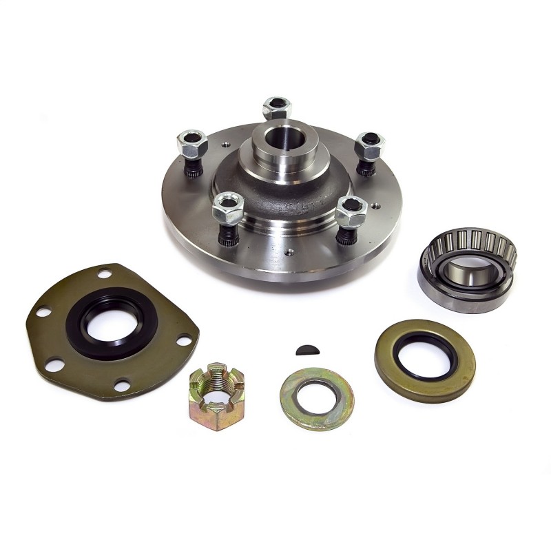 Omix This rear axle hub kit from Omix fits 76-86 Jeep CJ models with an AMC 20 rear axle.