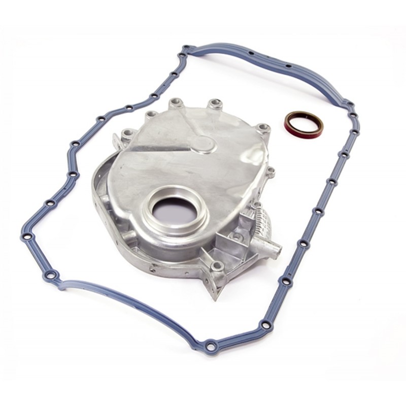 Omix This replacement timing chain cover kit from Omix fits 83-93 Jeep models with a 2.5 liter 4-cylinder engine.