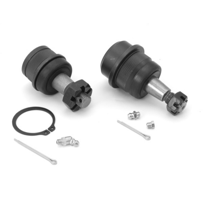 Omix This Ball Joint kit from Omix with Dana 30 axle on 84-06 Jeep Cherokee, Comanche, and Wrangler. Includes the upper 