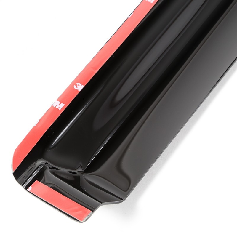 Rugged Ridge This pair of matte black acrylic rear window visors from Rugged Ridge fit 09-14 Ford F-150 Super Crew Cab p
