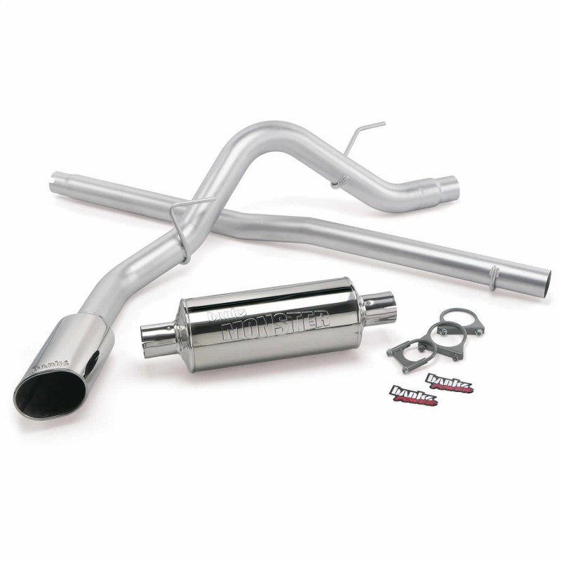Banks Power Monster Exhaust System; S/S-Chrome Tip-06-08 Ford F-150/Lincoln; CCMB