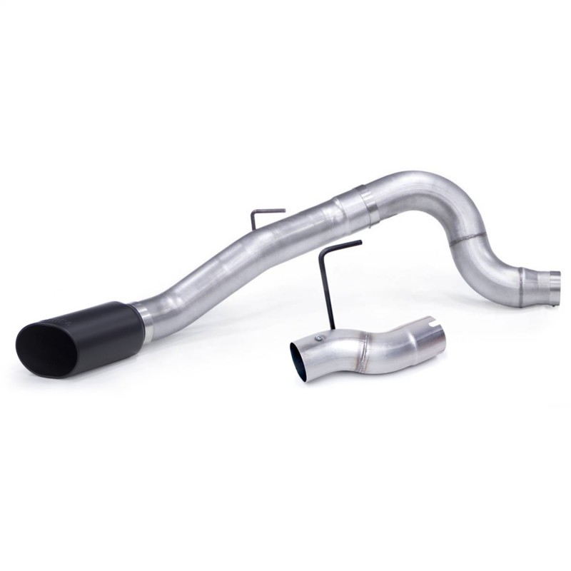 Banks Power Monster Exhaust; 5.0in. Single; S/S-Black Tip-2013-18 Ram 6.7L; Mega-Cab SB