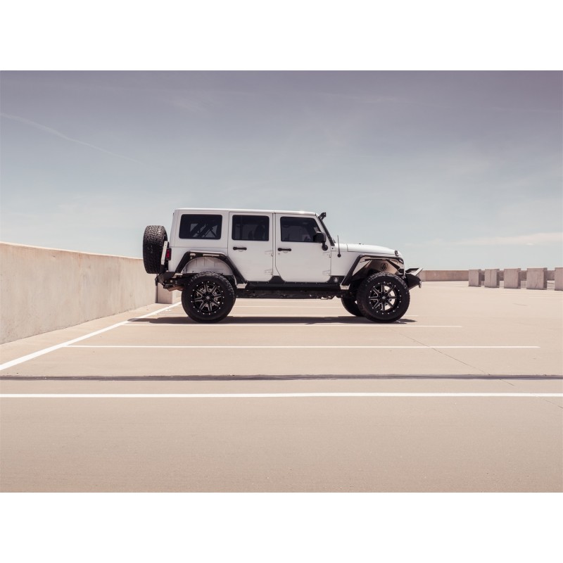 Road Armor Stealth Fender Flare Body Armor; Rear; Texture Black;
