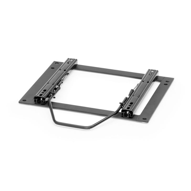 Corbeau 1" Tall Universal Seat Bracket with Double Locking Slider, Powder Coat Black - Left or Right Side