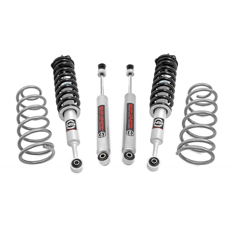 Rough Country 3in Toyota Suspension Lift Kit w/ N3 Struts (07-13 FJ Cruiser / 03-09 4-Runner 2WD/4WD)