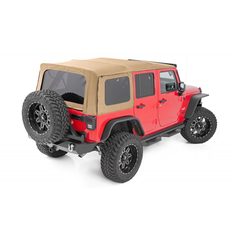 Rough Country Jeep Replacement Soft Top | Spice (10-18 Wrangler JK 2 Door)  | Best Prices & Reviews at Morris 4x4