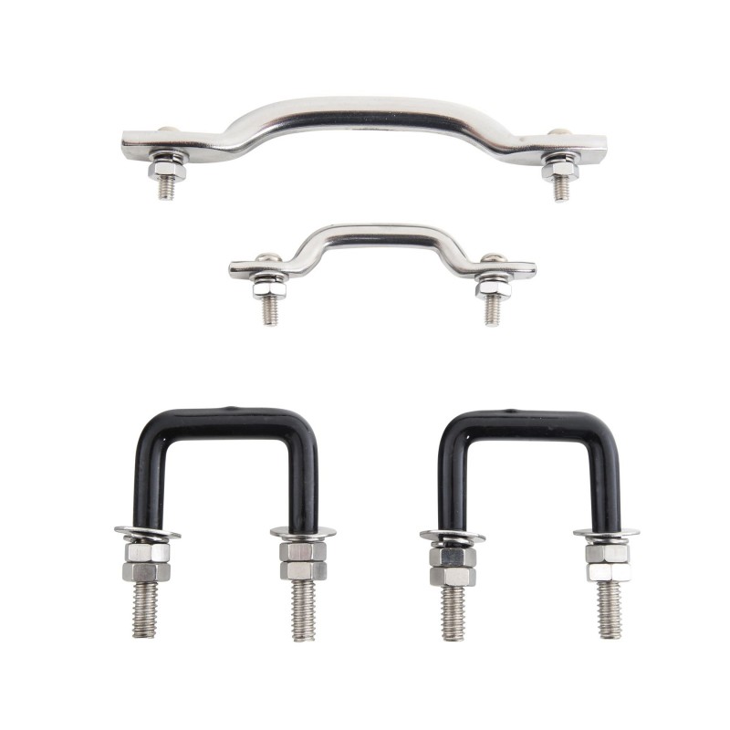 Smittybilt Windshield Tie Down Kit for 1987-1995 Jeep Wrangler YJ - Stainless Steel