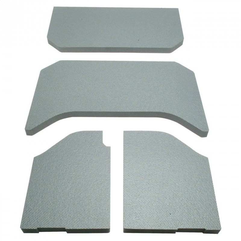 Boom Mat Original Finish Headliner - Gray (4-Pieces) for 2007-2010 Jeep Wrangler JK 4-Door
