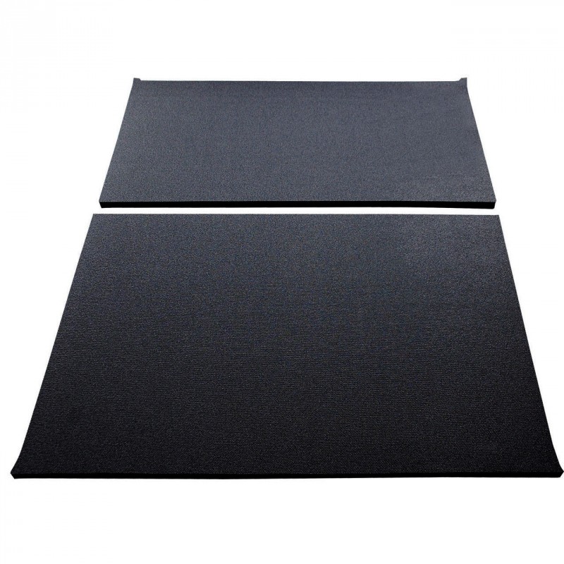 Boom Mat Original Finish Headliner - Black (2-Pieces) for 1997-2006 Jeep Wrangler TJ