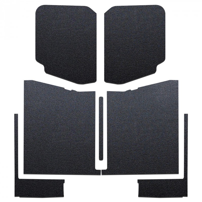 Boom Mat Original Finish Headliner Complete Kit - Black (7-Pieces) for Jeep Gladiator JT