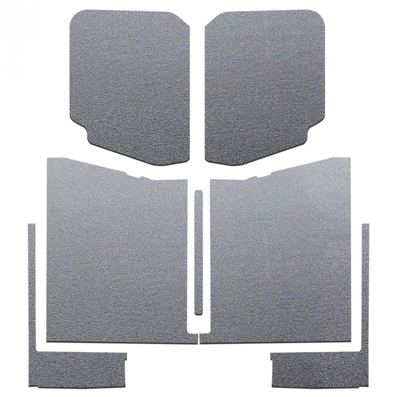 Boom Mat Original Finish Headliner Complete Kit - Gray (7-Pieces) for Jeep Gladiator JT
