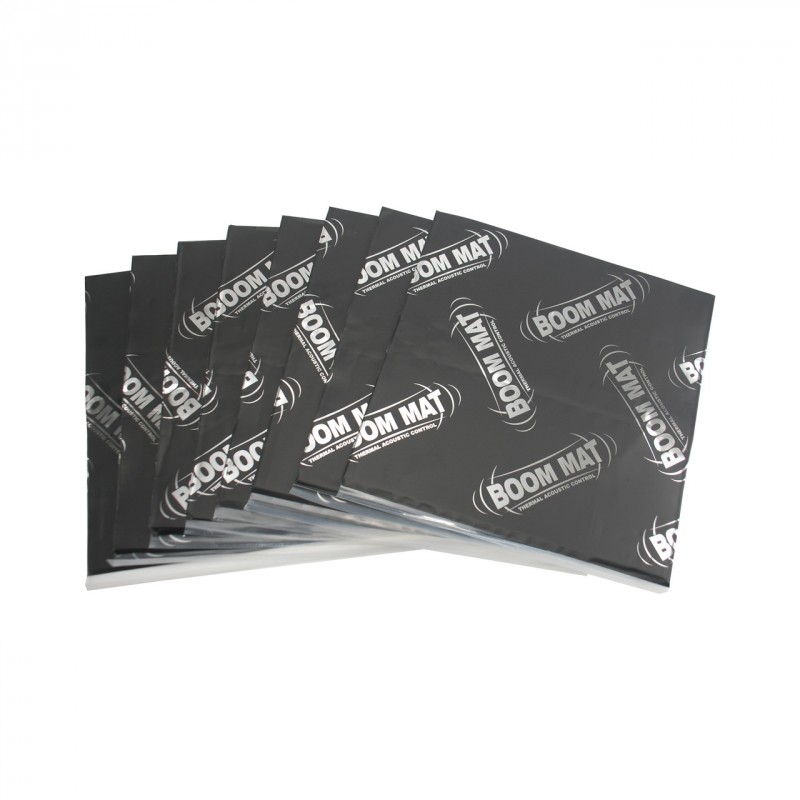 Boom Mat Vibration Damping Material - 12" x 12.5" x 2mm - 8.3 sq ft (8-Pack)