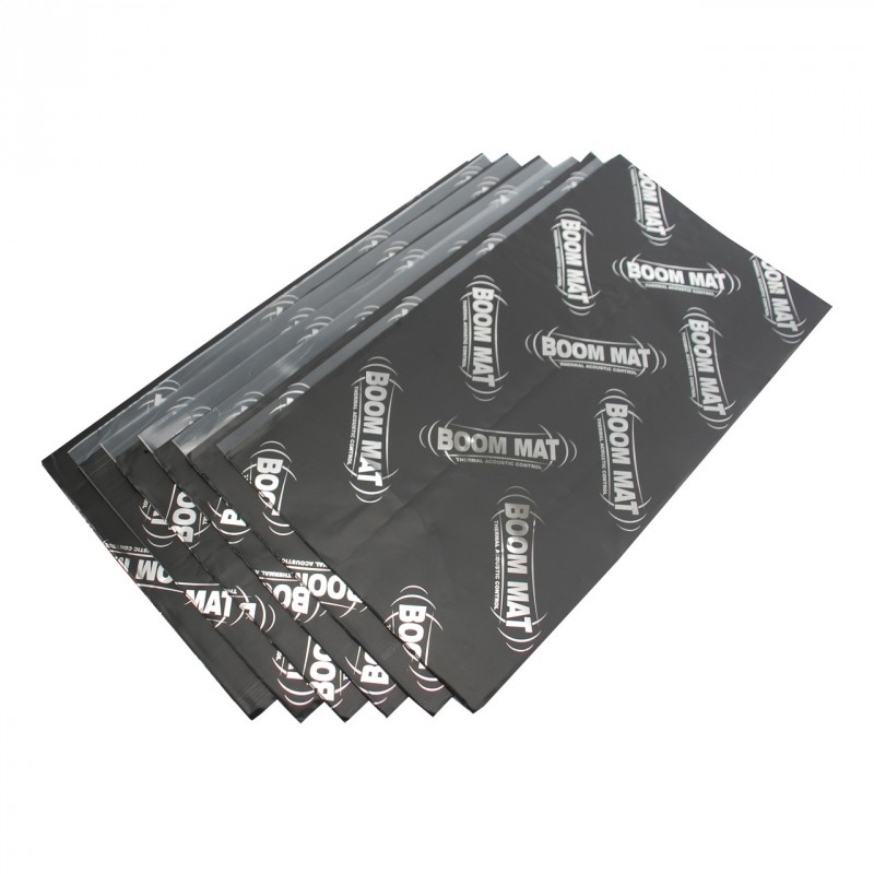 Boom Mat Vibration Damping Material - 24" x 12.5" x 2mm - 12.5 sq ft (6-Pack)