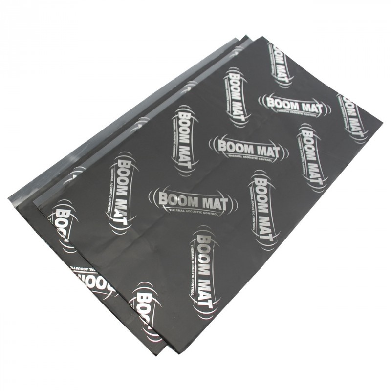 Boom Mat XL Vibration Damping Material - 12.5" x 24" x 4mm - 4.2 sq ft (2-Sheets)