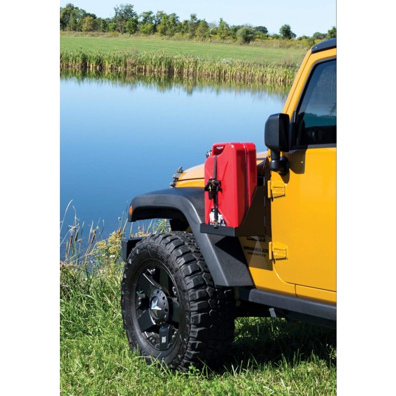 MORryde Jerry Can Side Mount, Left Side - Jeep Wrangler JK | Best Prices &  Reviews at Morris 4x4