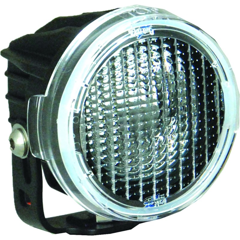 Vision X Optimus Series Round PCV Polycarbonate Cover - Clear, Flood Beam