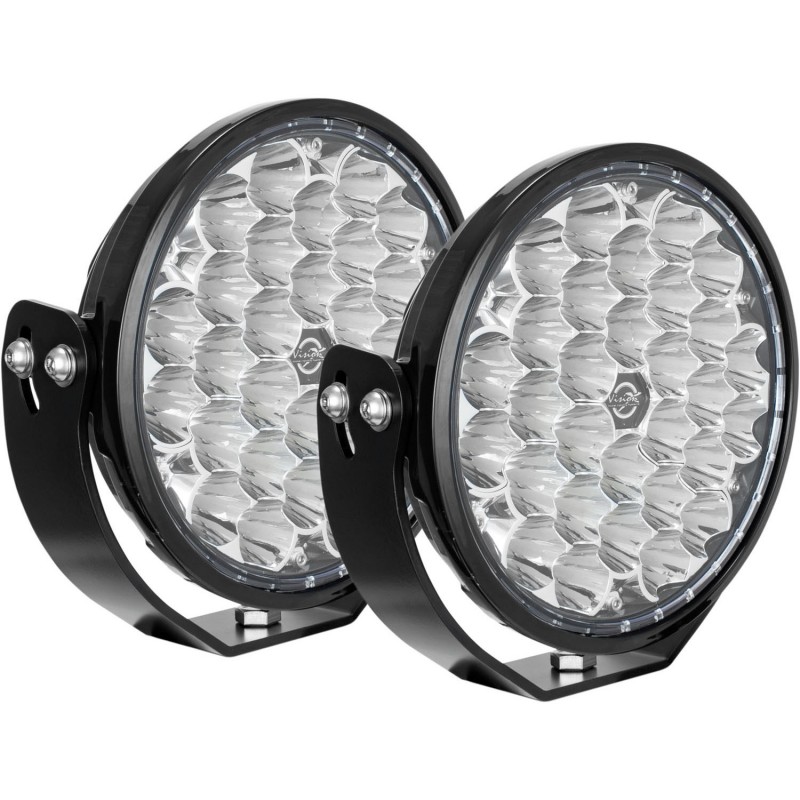 Vision X 8.7" VL Series Offroad Driving Lights - 30 LED Dual Function Kit with WF Covers and Harness - Pair