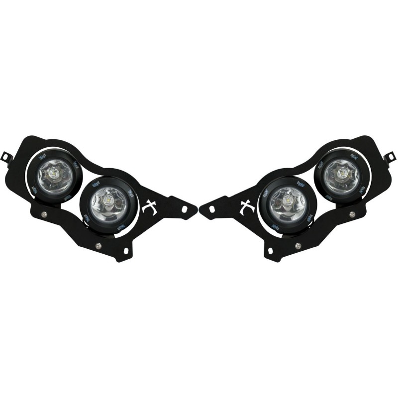 Vision X Factory Headlight Upgrade Light Kit for 2014-2018 Polaris RZR with 4x XIL-OPR110