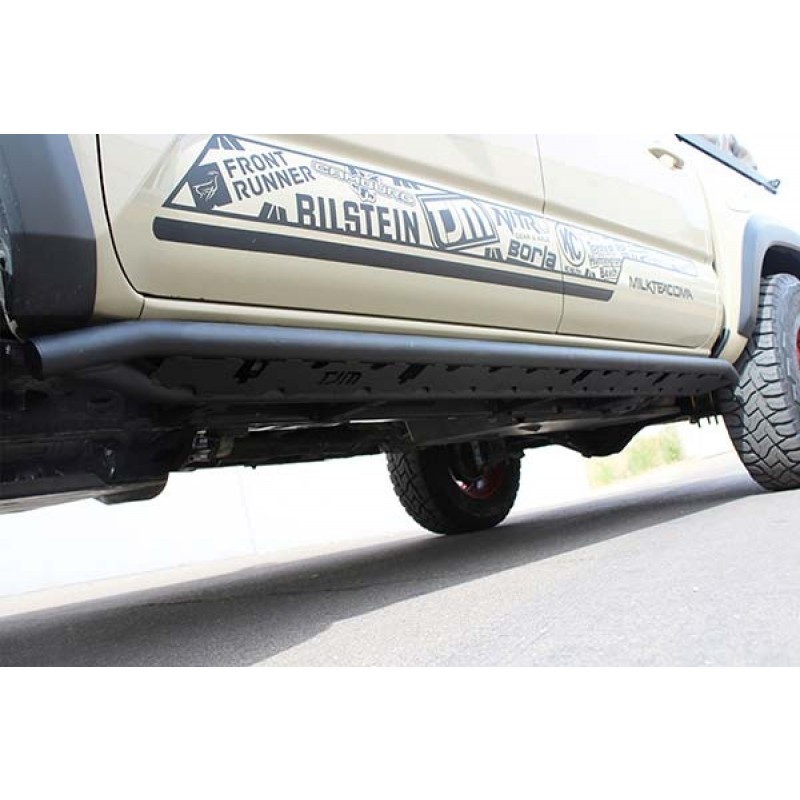 TJM Rock Sliders, Toyota Tacoma, Black