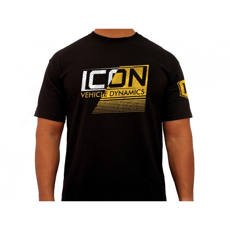 ICON Vehicle Dynamics ICON STRIKEOUT TEE BLACK - SIZE SMALL