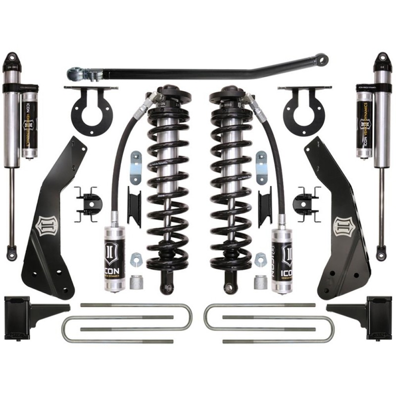 ICON Vehicle Dynamics 2011-2016 FORD F-250/F-350 4-5.5" LIFT STAGE 3 COILOVER CONVERSION SYSTEM