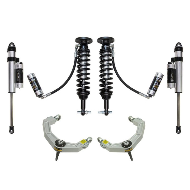 ICON Vehicle Dynamics 2014 FORD F150 4WD 1.75-2.63" LIFT STAGE 5 SUSPENSION SYSTEM WITH BILLET UCA