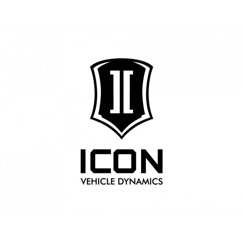 ICON Vehicle Dynamics 6 IN TALL ICON STACK BLACK LOGO DECAL