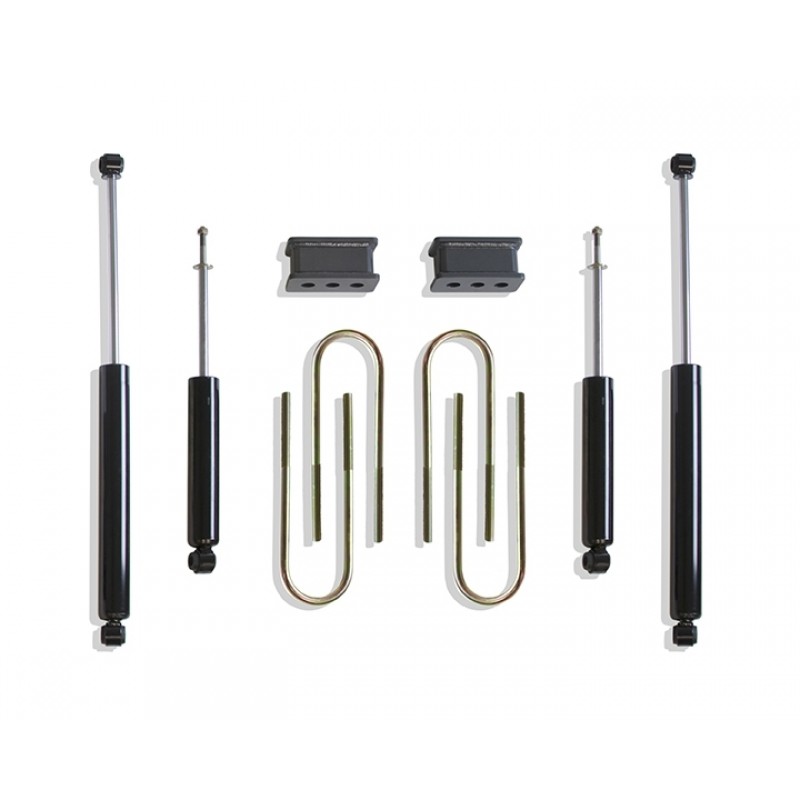 Maxtrac Suspension Rear Lift Box Kit with 3.625" U-Bolts - 2.5" Lift Height for 2003-2008 Dodge Ram Pickup 2WD