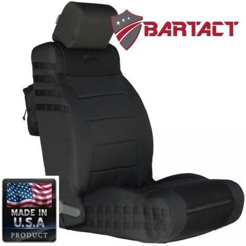 Bartact Tactical Series Front Seat Covers for 11-12 Wrangler JK/JKU,  Black/Multicam - Pair | Best Prices & Reviews at Morris 4x4