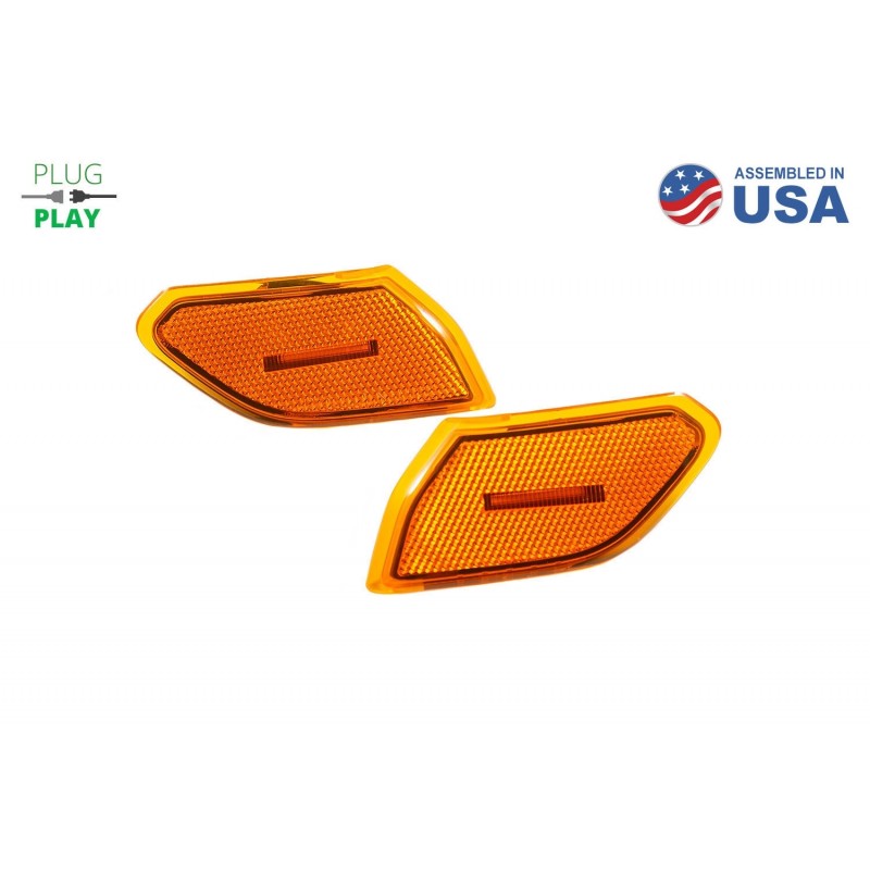 Diode Dynamics Sidemarkers for Jeep Wrangler JL, JL Unlimited and Gladiator JT - Amber