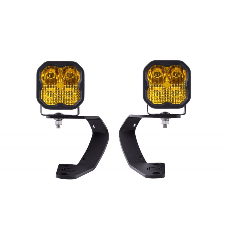 Diode Dynamics SS3 LED Ditch Light Kit for 2010-2021 Toyota 4Runner - Sport Yellow Combo