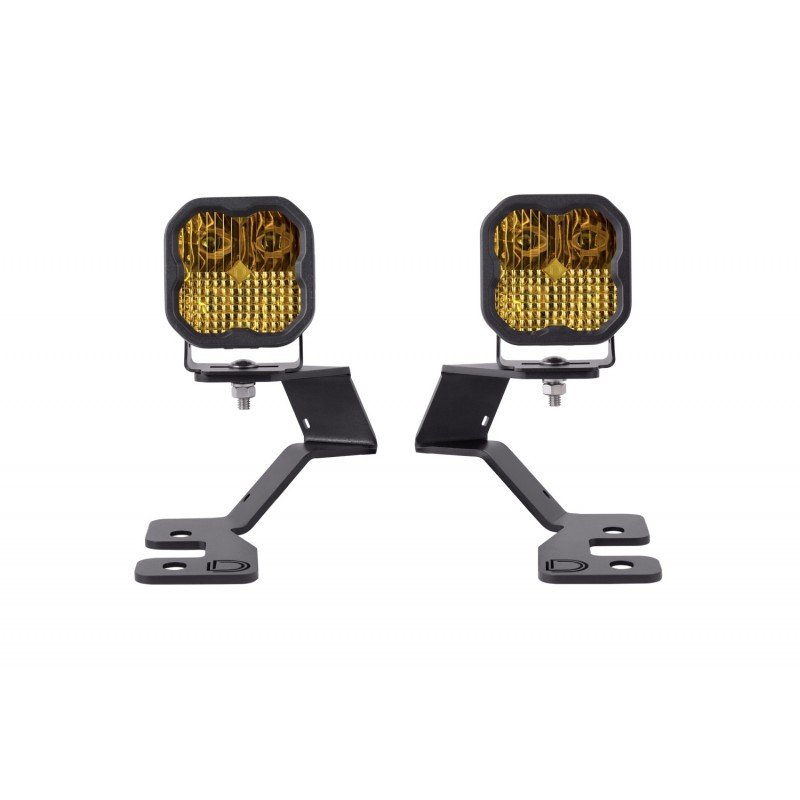 Diode Dynamics SS3 LED Ditch Light Kit for Ford Bronco Sport - Sport Yellow Combo